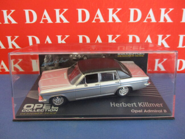 Die cast 1/43 Modellino Auto Opel Admiral B Silver H. Kilmer - immagine 4