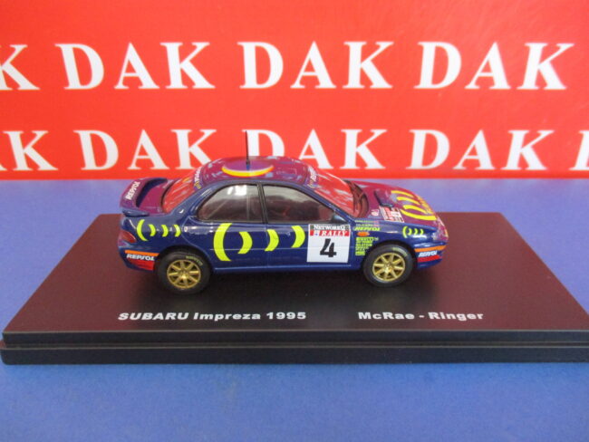 Die cast 1/43 Modellino Auto Subaru Impreza 555 Rac Rally 1995 C. McRae****