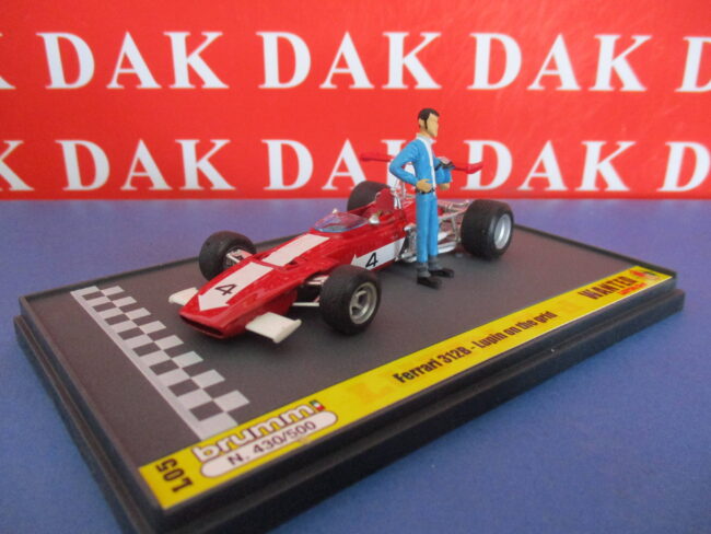 Die cast 1/43 Modellino Auto F1 Ferrari 312B Lupin on the Grid by Brumm Limited - immagine 2