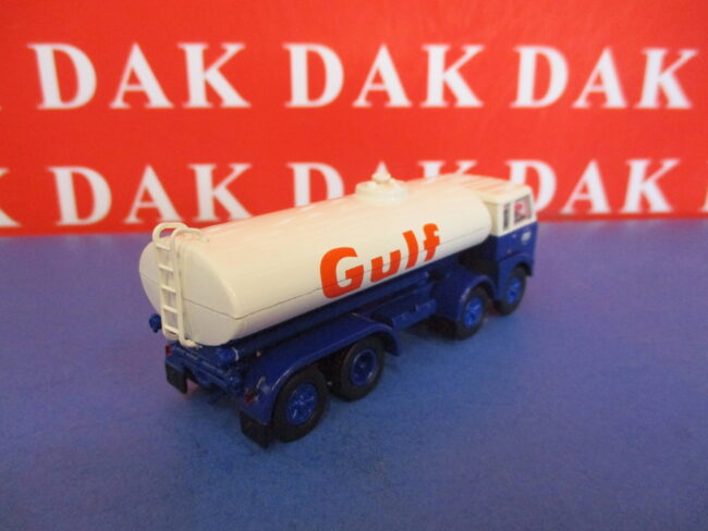 1/87 Modellino Camion Truck Fiat 690 Millepiedi Cisterna Gulf by Brekina - immagine 6