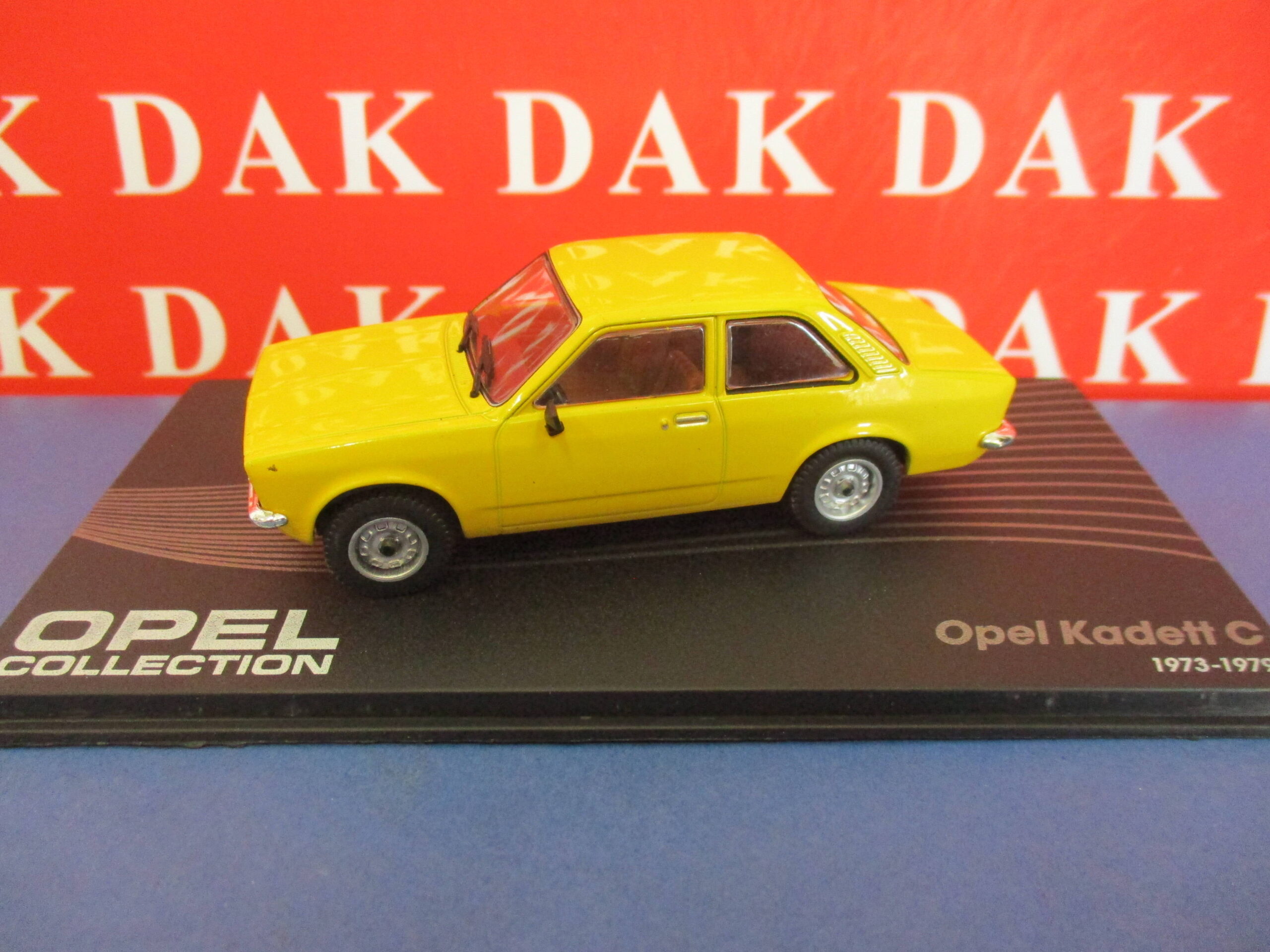 Die Cast 1/43 Modellino Auto Opel Kadett C Yellow 1973-1979