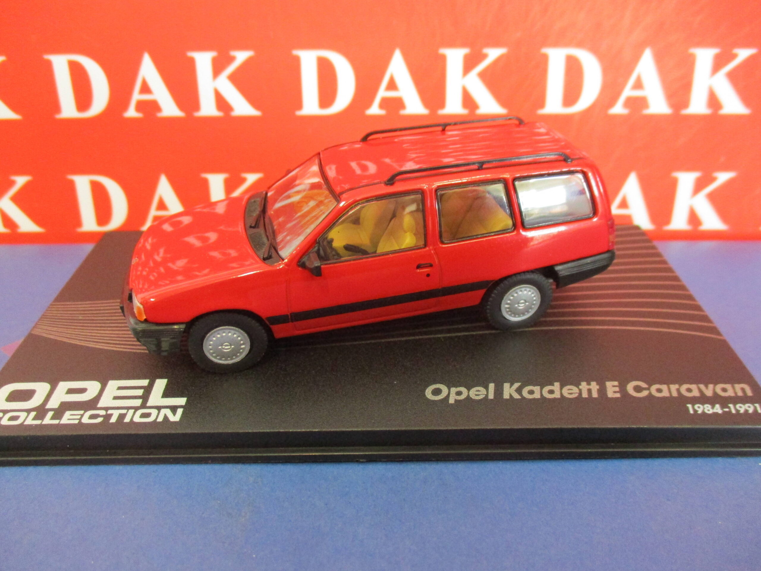 Die cast 1/43 Modellino Auto Opel Kadett E Caravan Red 1984-91
