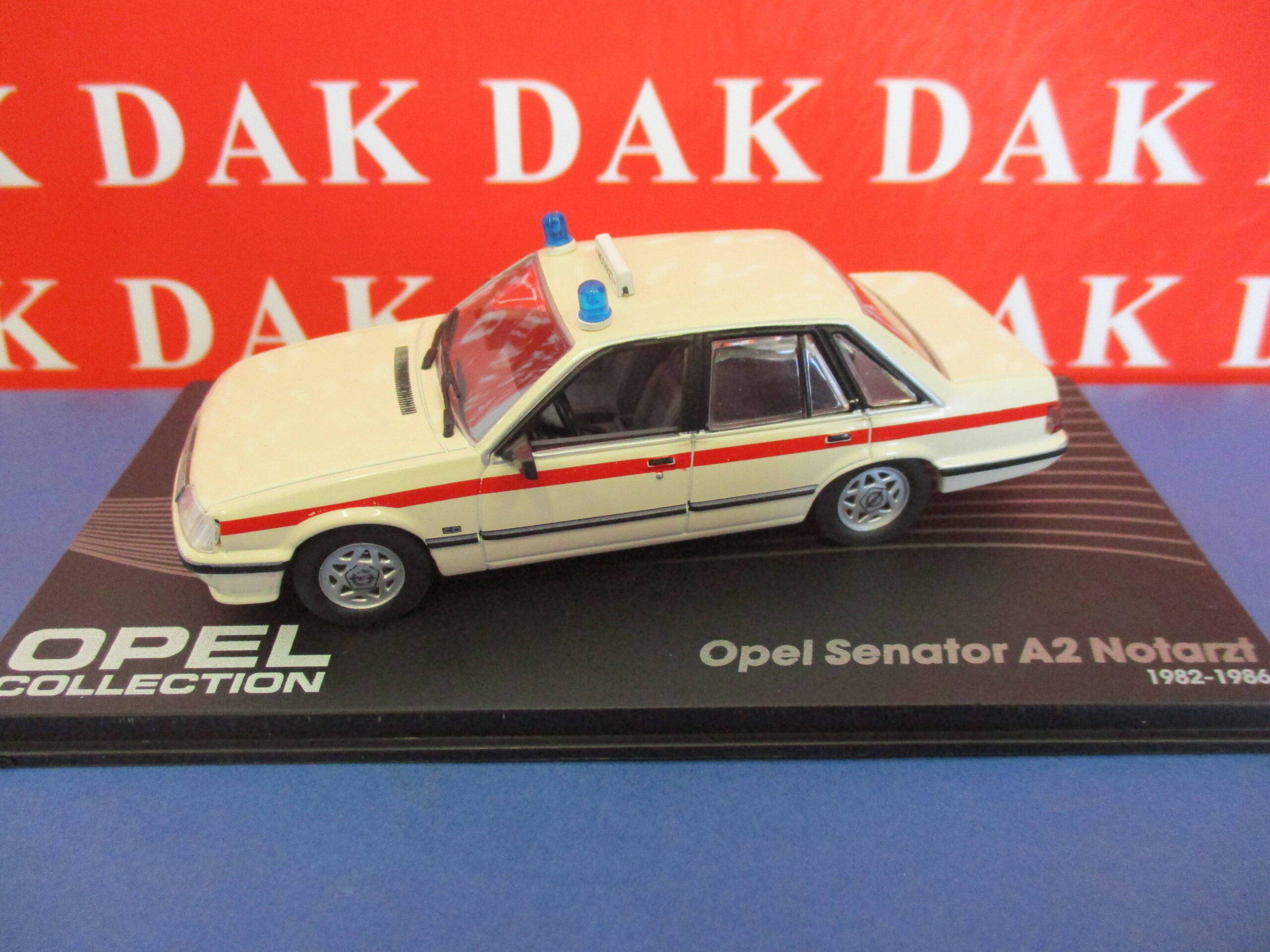 Die cast 1/43 Modellino Auto Opel Senator A2 Notartz 1982-1986
