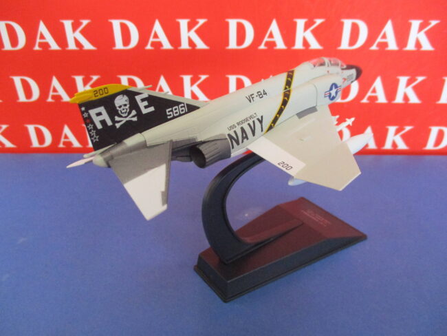 Die cast 1/100 Modellino Aereo Aircraft F-4J Phantom II Jolly Rogers 1971 - immagine 4