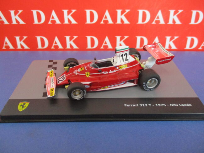 Die cast 1/43 Modellino Auto F1 Ferrari 312 T 1975 N. Lauda