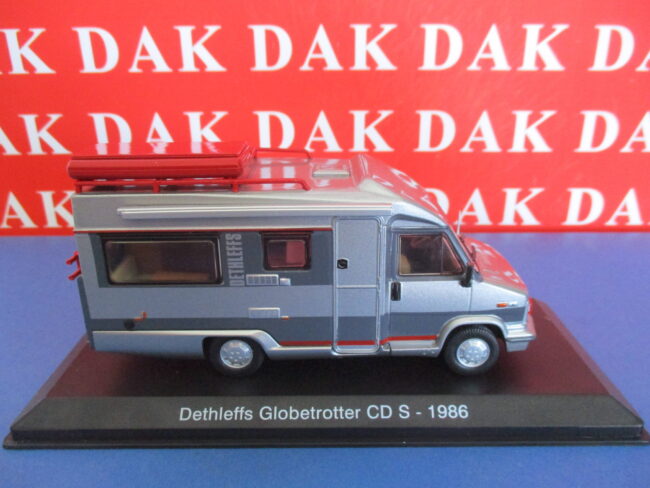 Die cast 1/43 Modellino Camper Fiat Ducato Dethleffs Globetrotter CD 6 1986