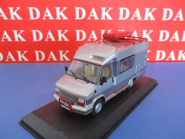 Die cast 1/43 Modellino Camper Fiat Ducato Dethleffs Globetrotter CD 6 1986 - immagine 2