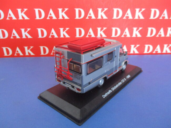 Die cast 1/43 Modellino Camper Fiat Ducato Dethleffs Globetrotter CD 6 1986 - immagine 3