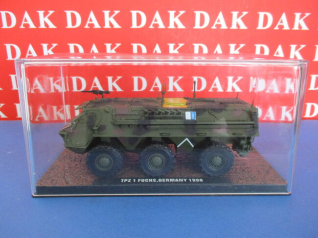 Die cast 1/43 Modellino Autoblindo TPZ 1 Fuchs SFOR Germany 1998 - immagine 5