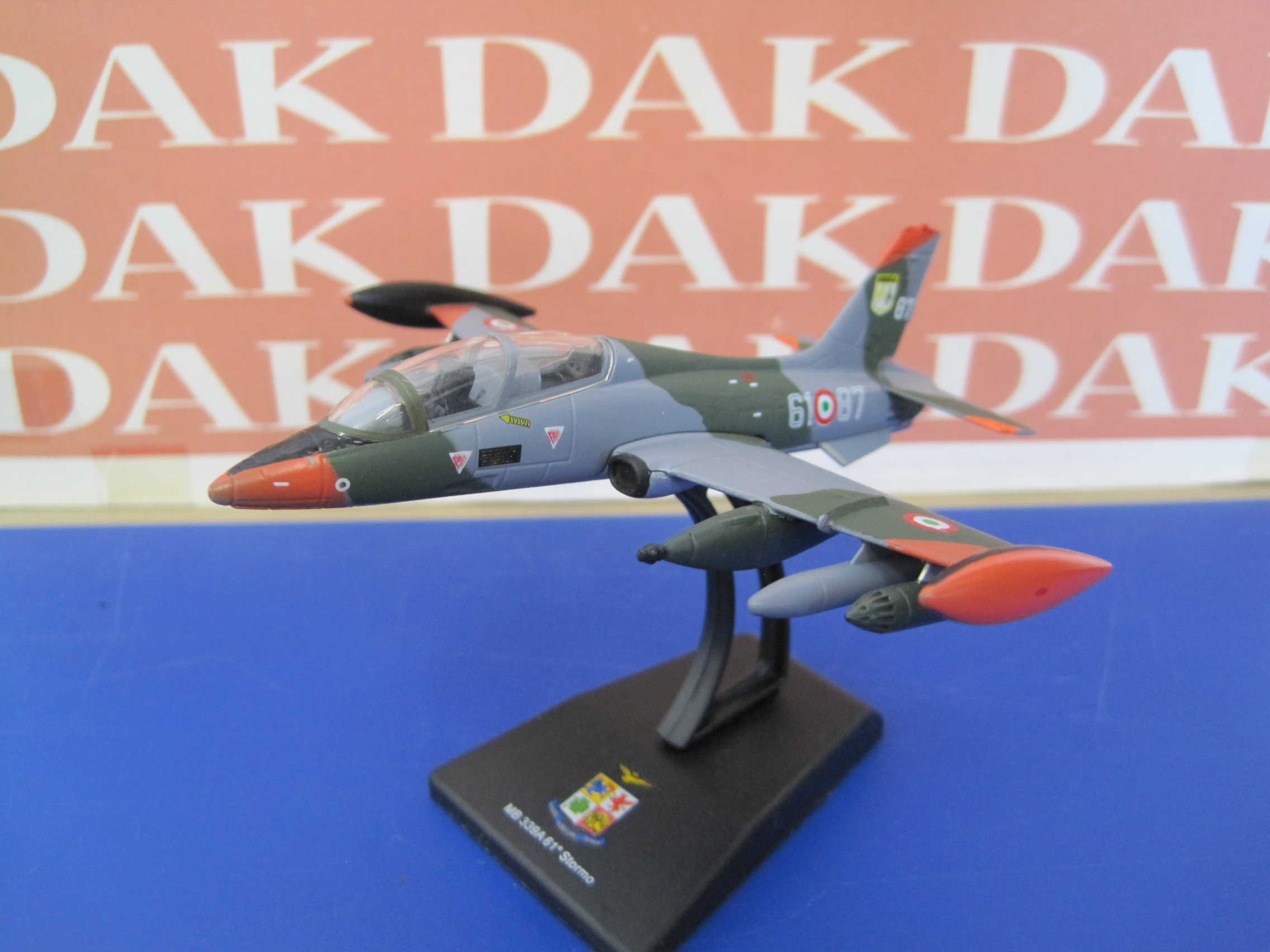 Die cast 1/100 Modellino Aereo Aircraft Aermacchi MB 339A 61 Stormo Italy