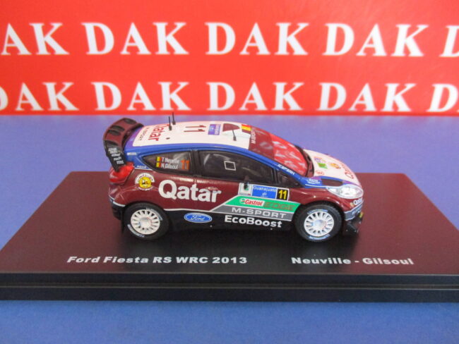 Die cast 1/43 Modellino Auto Ford Fiesta RS WRC Rally Mexico 2013 T. Neuville