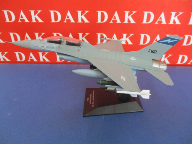 Die cast 1/72 Modellino Aereo Aircraft F-16B Fighting Falcon USAF 159th FIS 1988