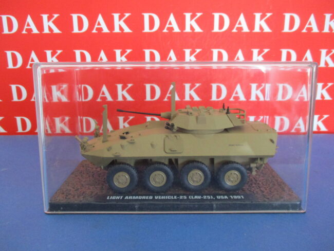 Die cast 1/43 Modellino Autoblindo LAV-25 Piranha USA 1991 by Atlas - immagine 4