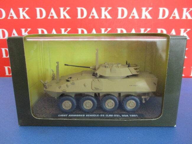 Die cast 1/43 Modellino Autoblindo LAV-25 Piranha USA 1991 by Atlas - immagine 5