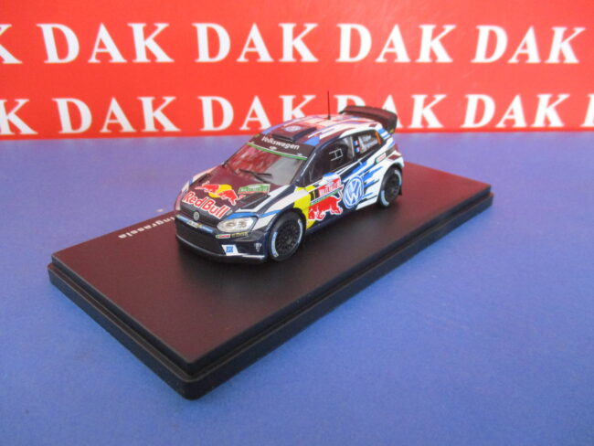 Die cast 1/43 Modellino Auto Volkswagen Polo R WRC Wales Rally 2016 S. Ogier - immagine 2