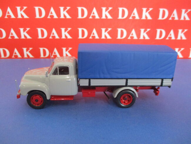 Die cast 1/43 Modellino Camion Truck Opel Blitz II Telonato Blu 1952