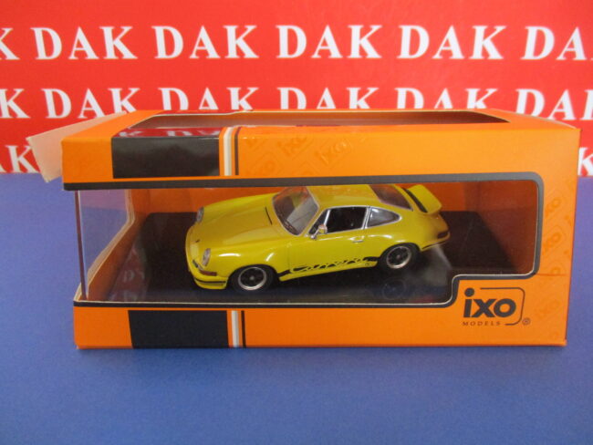 Die cast 1/43 Modellino Auto Porsche 911 Carrera RS 2.7 Gialla 1973 by Ixo - immagine 5