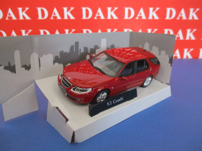 Die cast 1/43 Modellino Auto Saab 9.5 Kombi Red 1998 by Cararama - immagine 2