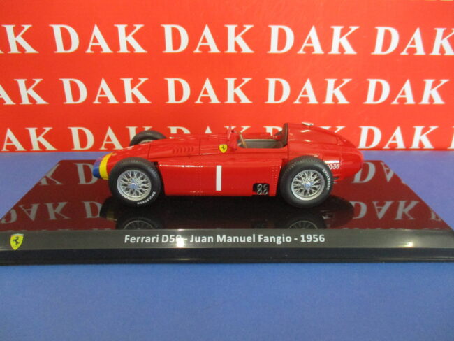 Die cast 1/24 Modellino Auto F1 Ferrari D50 1956 J-M. Fangio