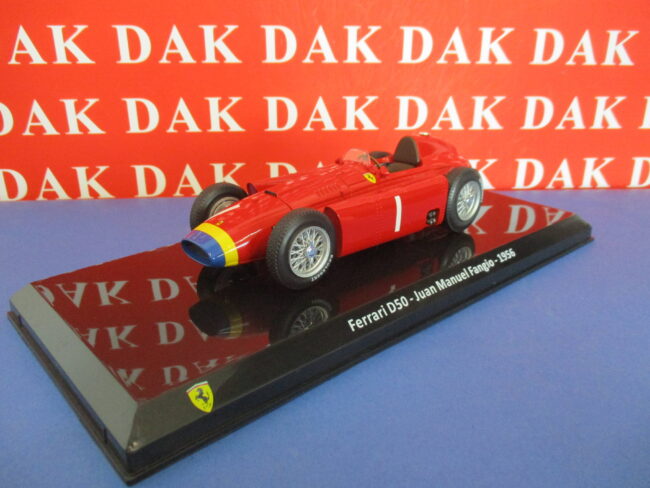 Die cast 1/24 Modellino Auto F1 Ferrari D50 1956 J-M. Fangio - immagine 2