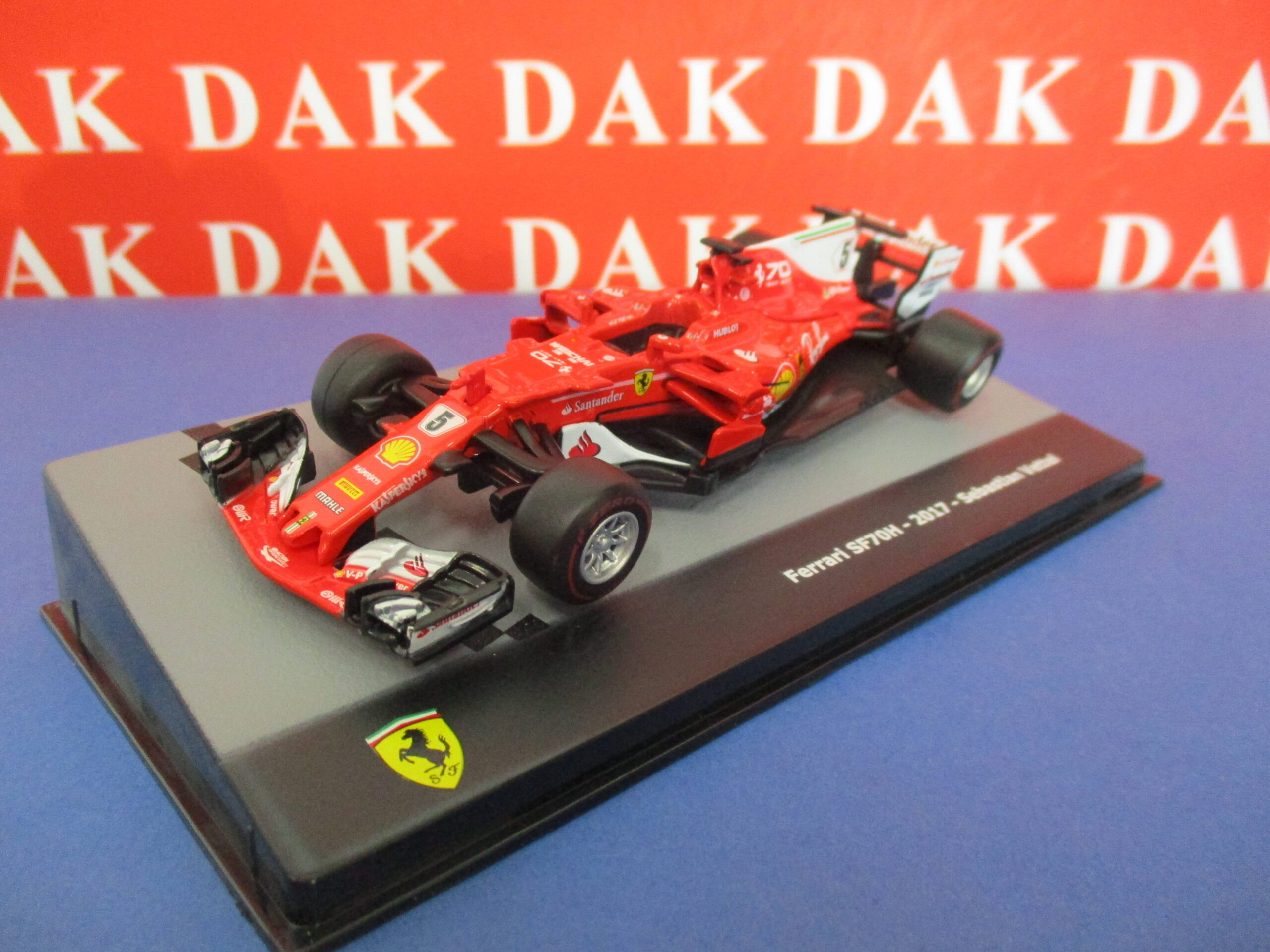 Die cast 1/43 Modellino F1 Auto Ferrari Ferrari SF70H 2017 S