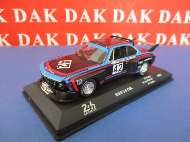 Die cast 1/43 Modellino Auto BMW 3.5 CSL 24H Le Mans 1976 S. Possey - immagine 2