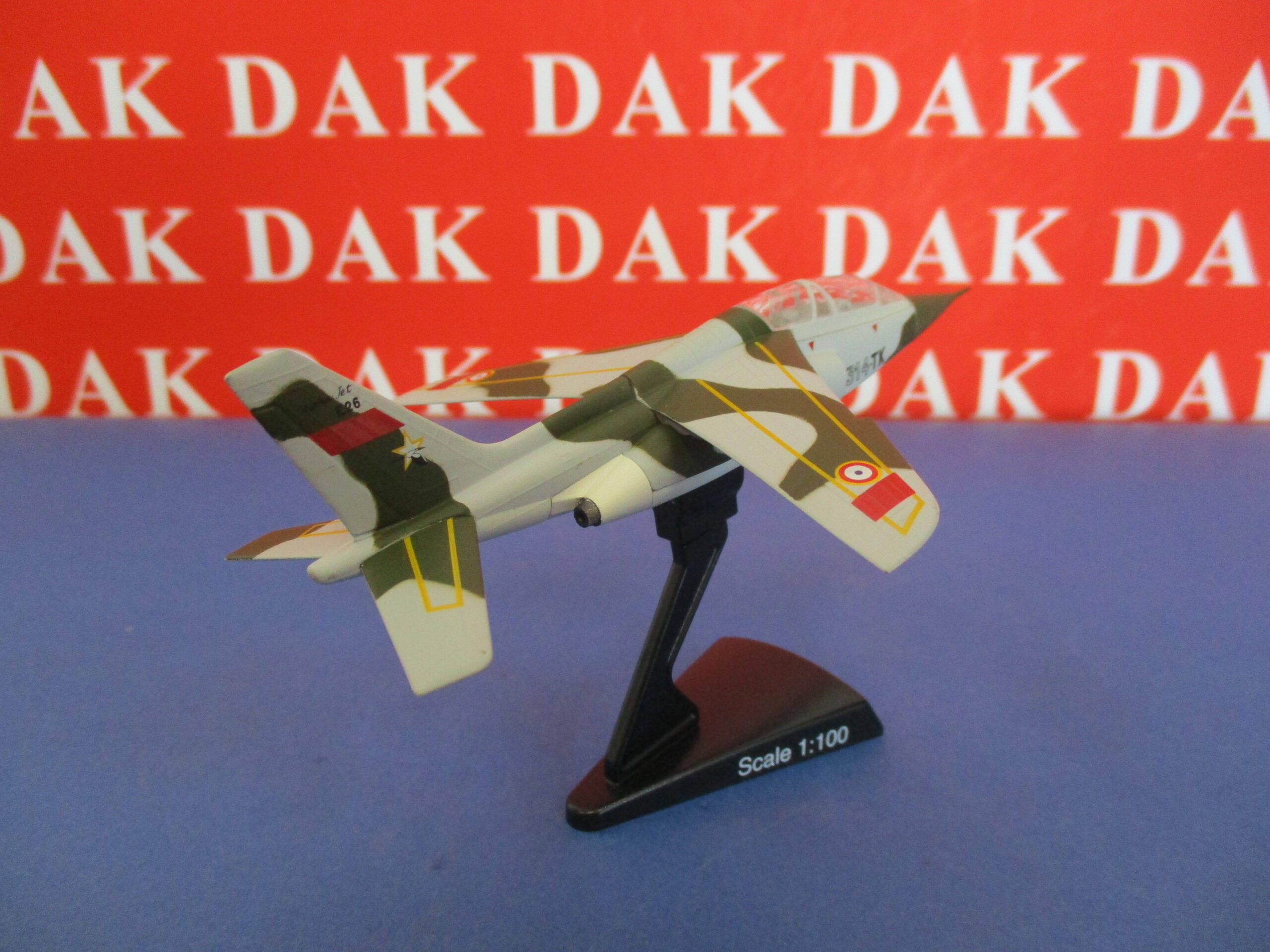 Die cast 1/100 Modellino Aereo Aircraft Dassault- Dornier Alpha Jet ...