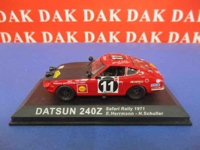 Die cast 1/43 Modellino Auto Datsun 240Z Safari Rally 1971 E. Herrmann HB