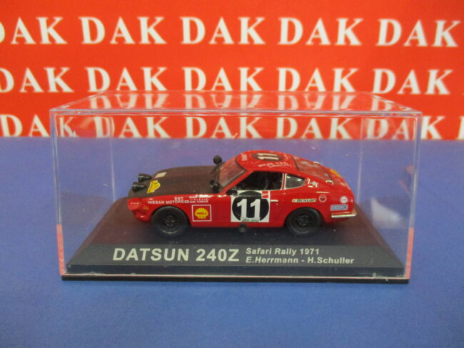 Die cast 1/43 Modellino Auto Datsun 240Z Safari Rally 1971 E. Herrmann HB - immagine 4