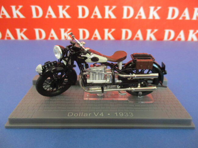 Die cast 1/24 Modellino Moto Dollar V4 1933 HB