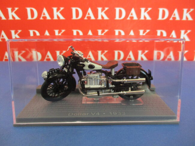 Die cast 1/24 Modellino Moto Dollar V4 1933 HB - immagine 4