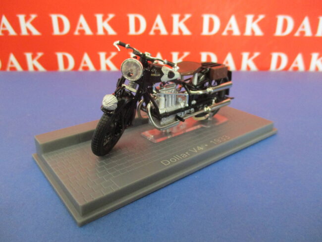 Die cast 1/24 Modellino Moto Dollar V4 1933 HB - immagine 2