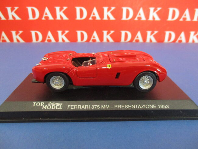 Die cast 1/43 Modellino Auto Ferrari 375 MM 1953 Presentazione by Top Model