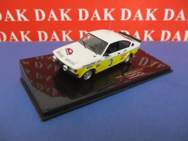 Die cast 1/43 Modellino Auto Opel Kadett GT-E Rally Hunsruck 1978 A. Warmbold - immagine 2