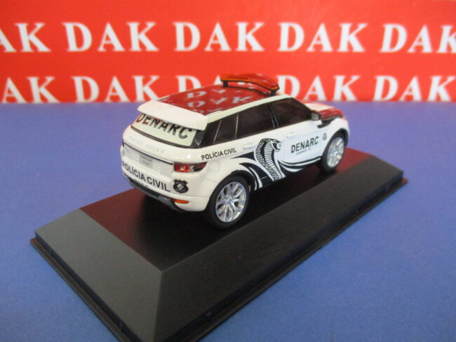 Die cast 1/43 Modellino Auto Polizia Police Range Rover Evoque Denarc Goias - immagine 3