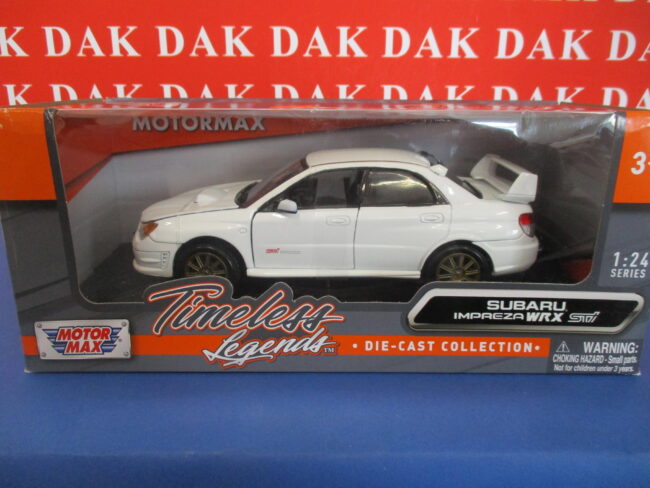 Die cast 1/24 Modellino Auto Subaru Impreza WRX STi by Motor Max - immagine 4