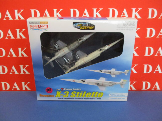 Die cast 1/144 Set Modellini Aerei Aircraft X-3 Stiletto NACA 1954 Dragon Wings - immagine 5