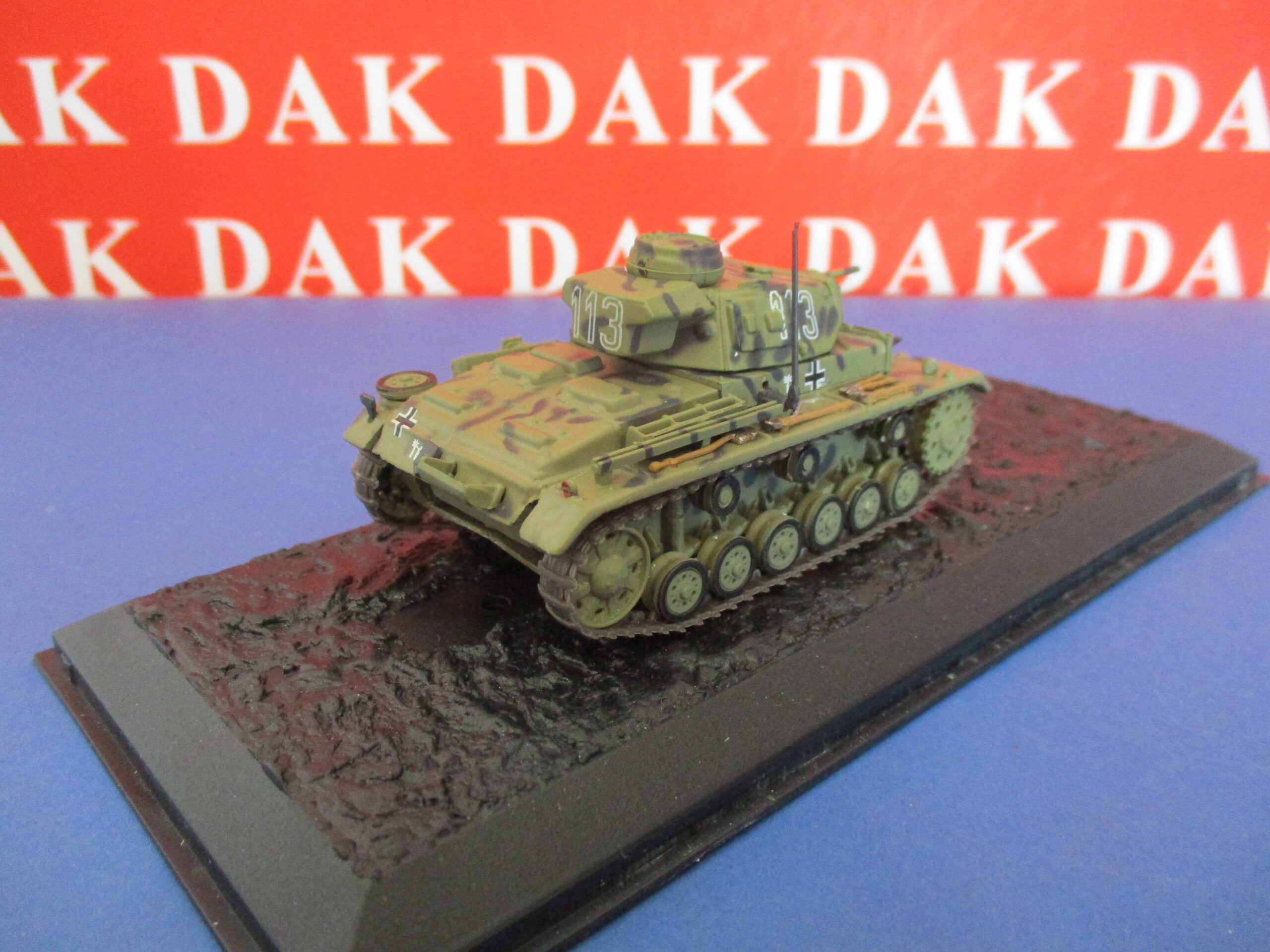 Die cast 1/72 Modellino Carro Armato Pz.Kpfw.III Ausf.G (Sd.Kfz.141 ...