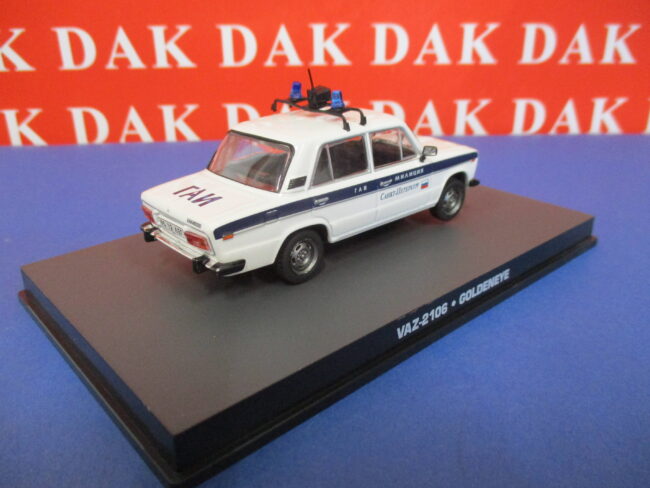 Die cast 1/43 Modellino Auto 007 James Bond Police Polizia VAZ 2106 Goldeneye - immagine 5