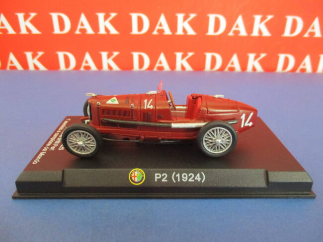 Die cast 1/43 Modellino Auto F1 Alfa Romeo P2 GP Italia 1925 G. Brilli Peri