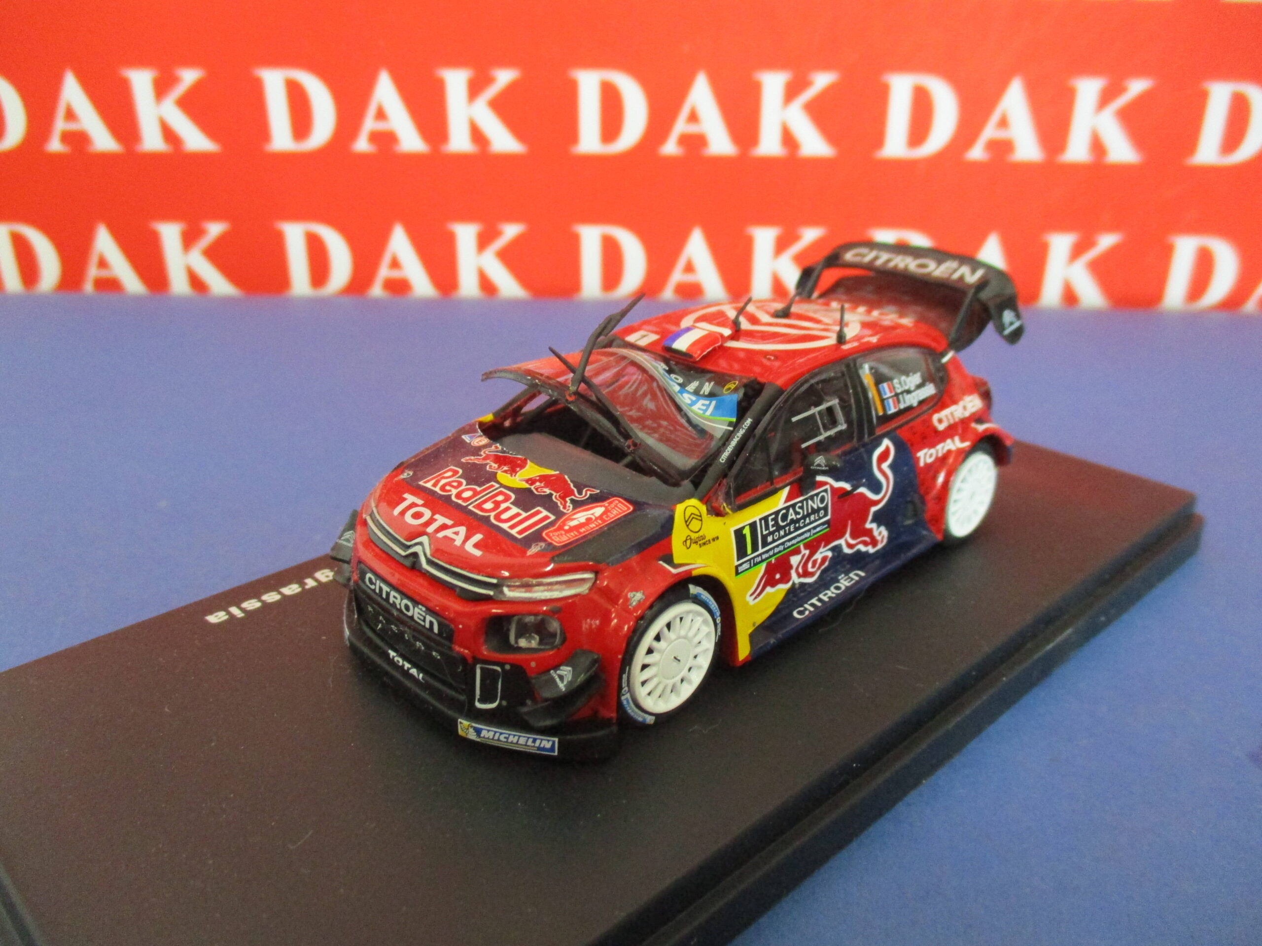 Die cast 1/43 Modellino Auto Citroen C3 WRC 2019 VETRO FUSO - Dak ...