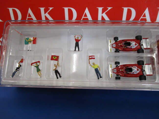 1/87 Set Modellini Camion Fiat 691 T Scuderia Ferrari + 2 Auto F1 + 6 Personaggi - immagine 13