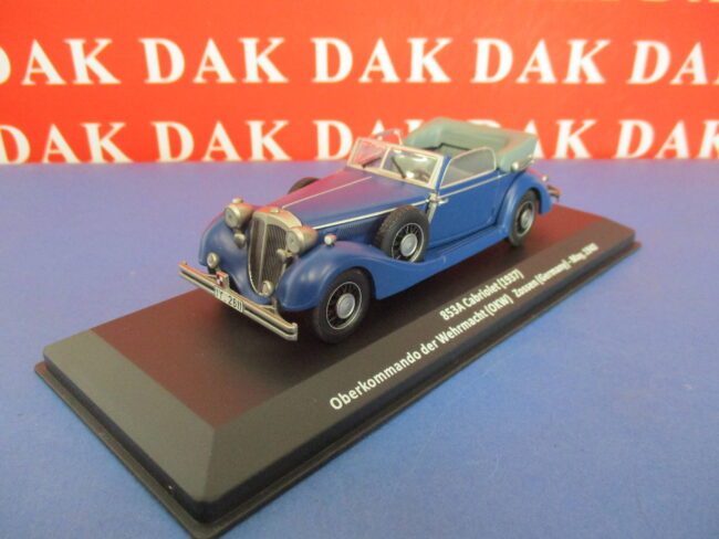 Die cast 1/43 Modellino Auto Horch 853A Cabriolet OKW Germany 1940 - immagine 2