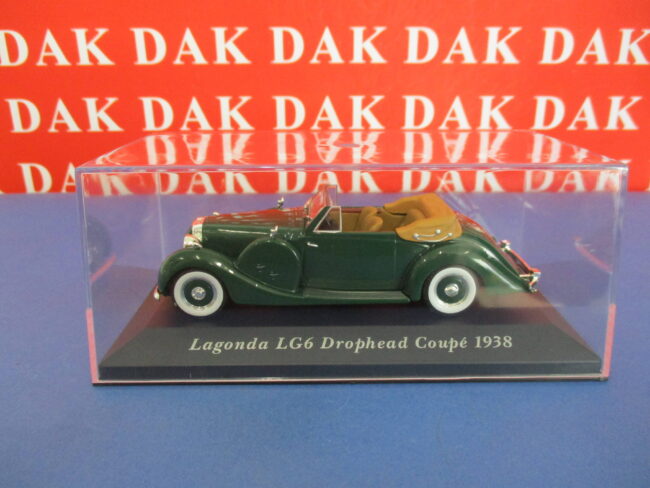 Die cast 1/43 Modellino Auto Lagonda LG6 Drophead Coupe 1938 - immagine 4