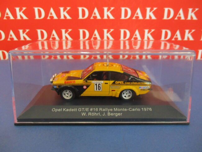 Die cast 1/43 Modellino Auto Opel Kadett GT-E Rally Monte Carlo 1976 W. Rohrl - immagine 4