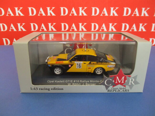 Die cast 1/43 Modellino Auto Opel Kadett GT-E Rally Monte Carlo 1976 W. Rohrl - immagine 5