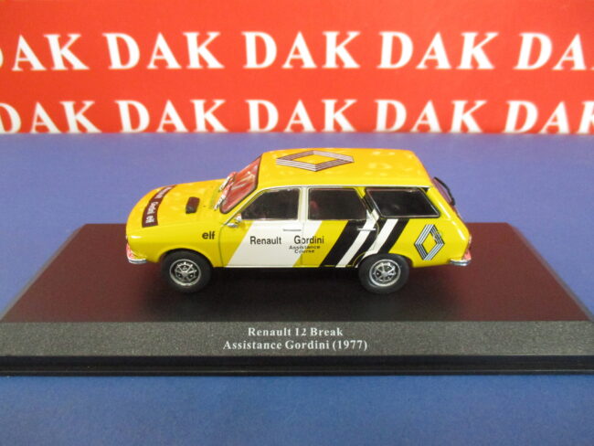 Die cast 1/43 Modellino Auto Renault 12 Break Assistance Gordini 1977