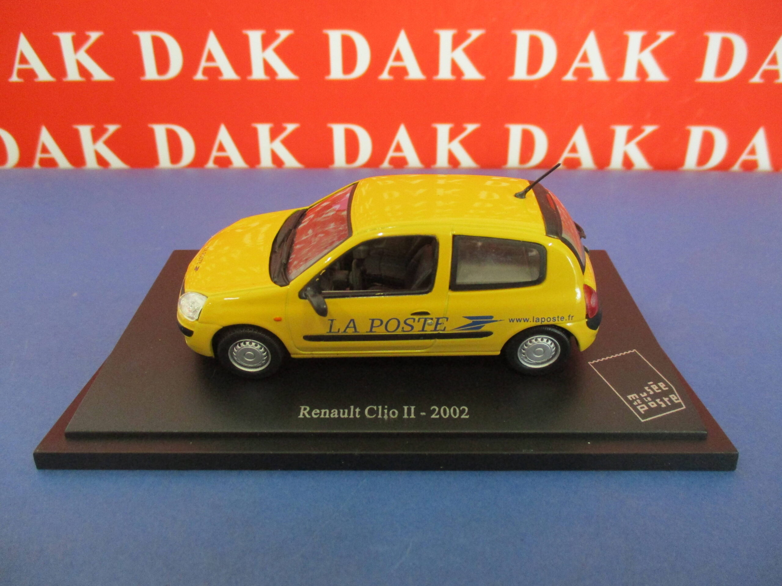 Die cast 1/43 Modellino Auto Poste Francesi La Poste Renault Clio II 2002