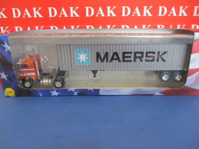 Die cast 1/43 Modellino Camion Truck Freightliner COE Maersk 1976 - immagine 9