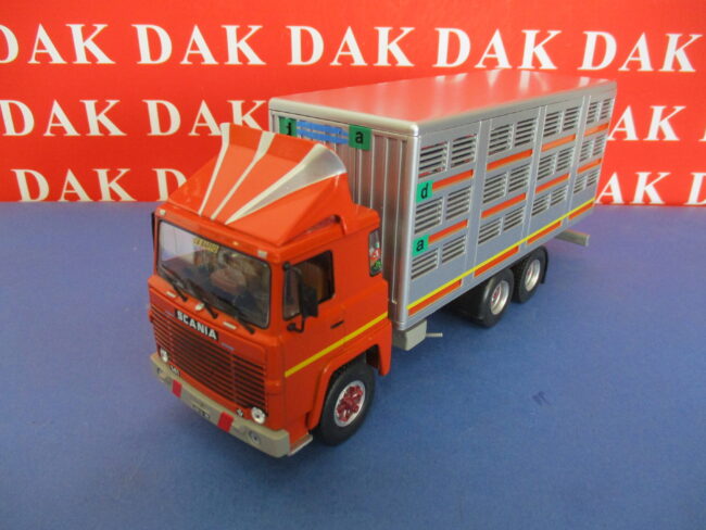 Die cast 1/43 Modellino Camion Truck Scania LB 141 Trasporto Bestiame F.lli Curt - immagine 2